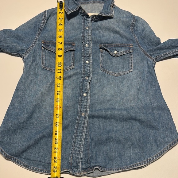 Hatch Blue Denim Maternity Shirt - Picture 5 of 8